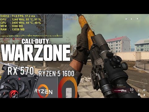 amd ryzen 5 1600 warzone